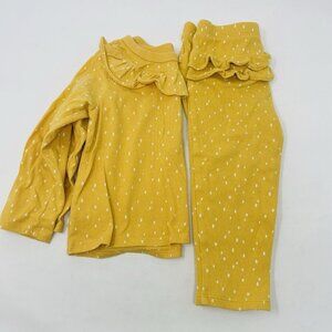 First Impressions Baby Girls 18 Months 2 Piece Spotted Long Sleeve Top/Pant 897